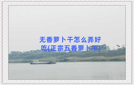 无香萝卜干怎么弄好吃(正宗五香萝卜干)